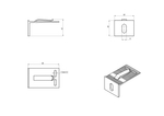 RLS-BR-S-8050 Кронштейн малый  RLS  S 80x50