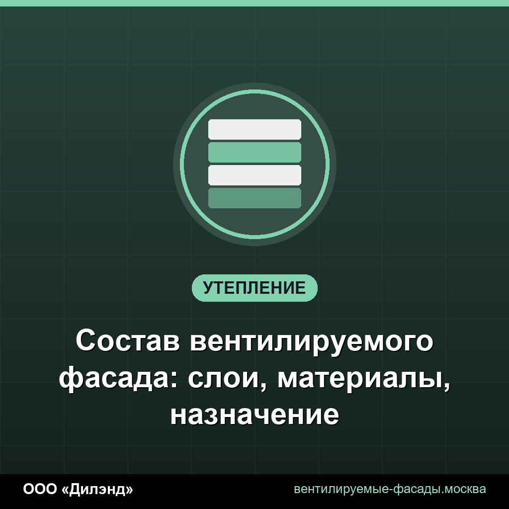 Состав вентилируемого фасада: слои, материалы, назначение Состав вентилируемого фасада: слои, материалы, назначение