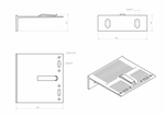 RLS-BR-L-120125 Кронштейн большой  RLS  L 120x125