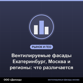 Вентилируемые фасады Екатеринбург, Москва и регионы: что различается