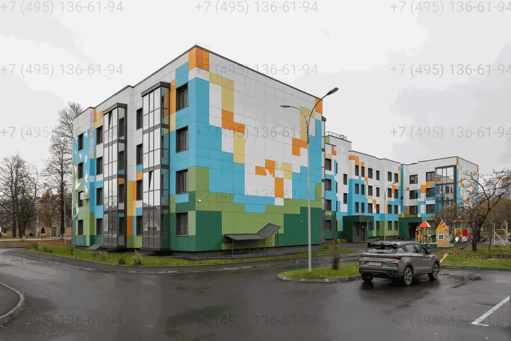 Социальный объект в Волхове с фиброцементным фасадом